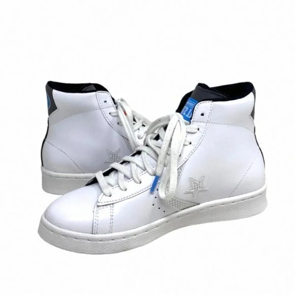 Converse Pro Leather High Skate Shoes Kids Women's 272446C Sneakers Multi White
